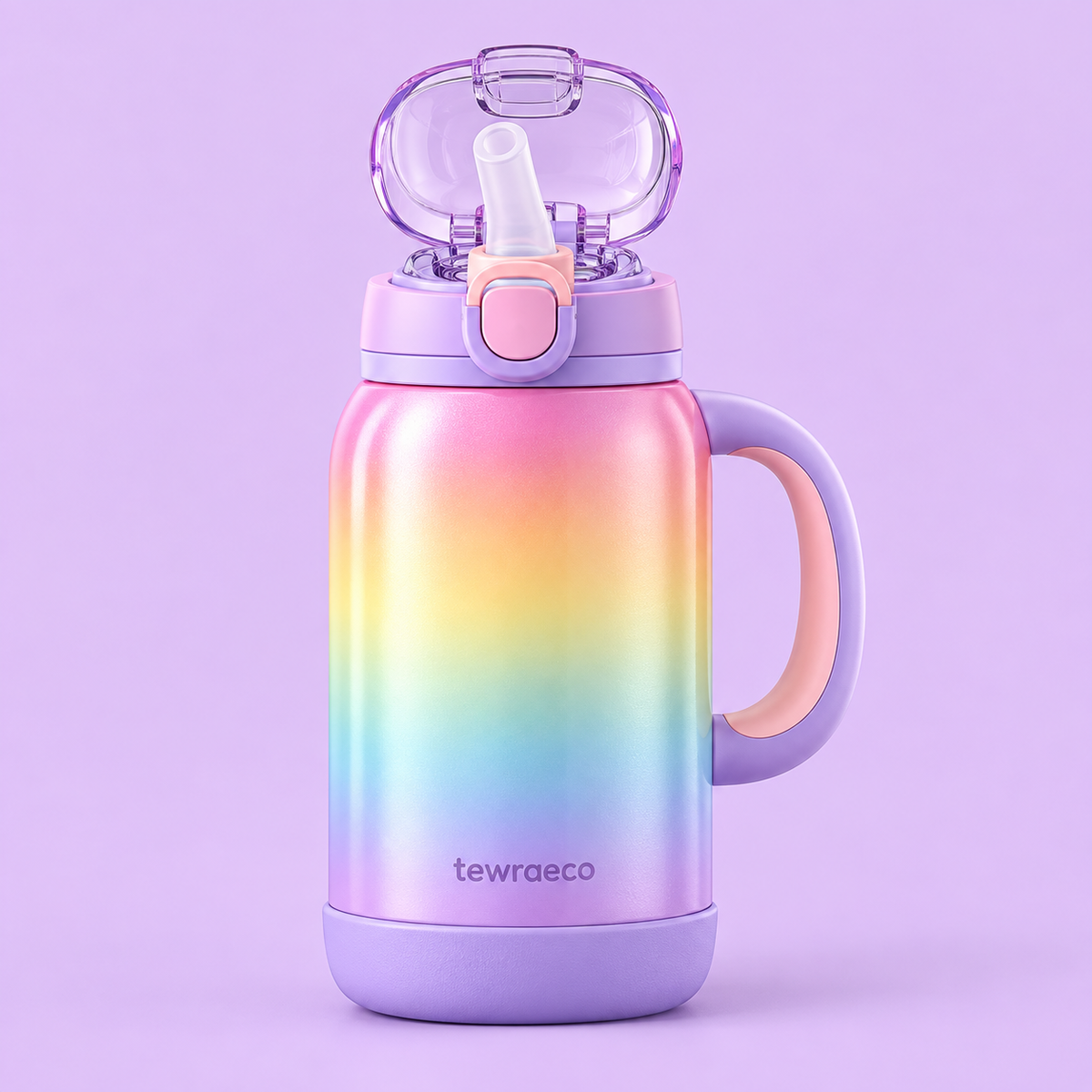 Rainbow Straw Cup