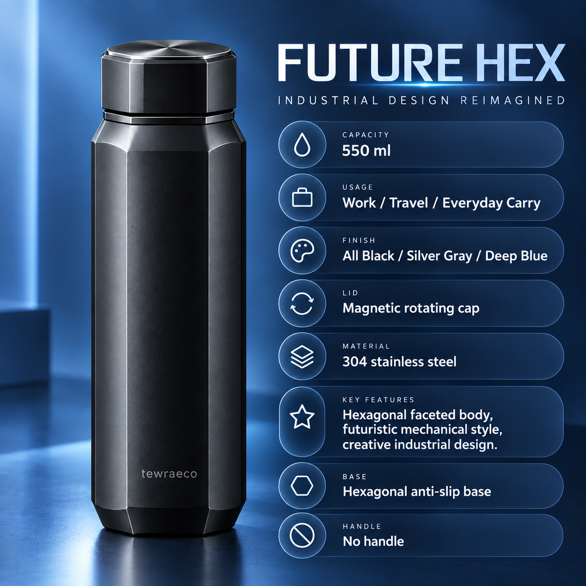 Blade Hex Tumbler